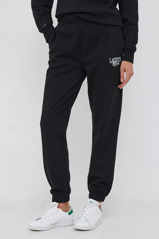 Lacoste spodnie dresowe czarny