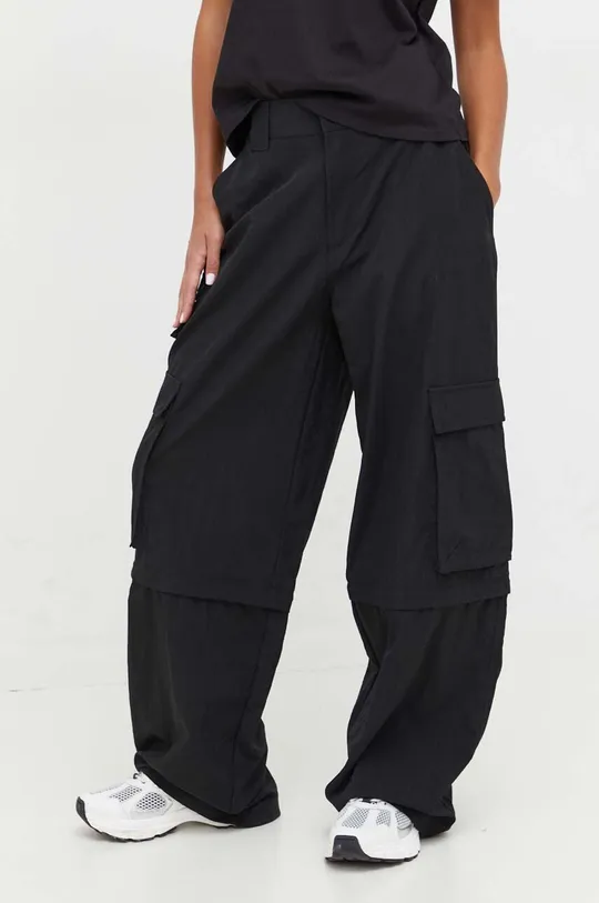 μαύρο Παντελόνι Tommy Jeans Γυναικεία