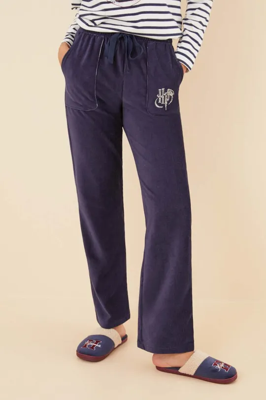 women'secret spodnie piżamowe Mix & Match HARRY POTTER COLLEGE granatowy