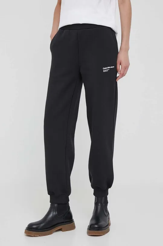 чёрный Спортивные штаны Calvin Klein Jeans Женский