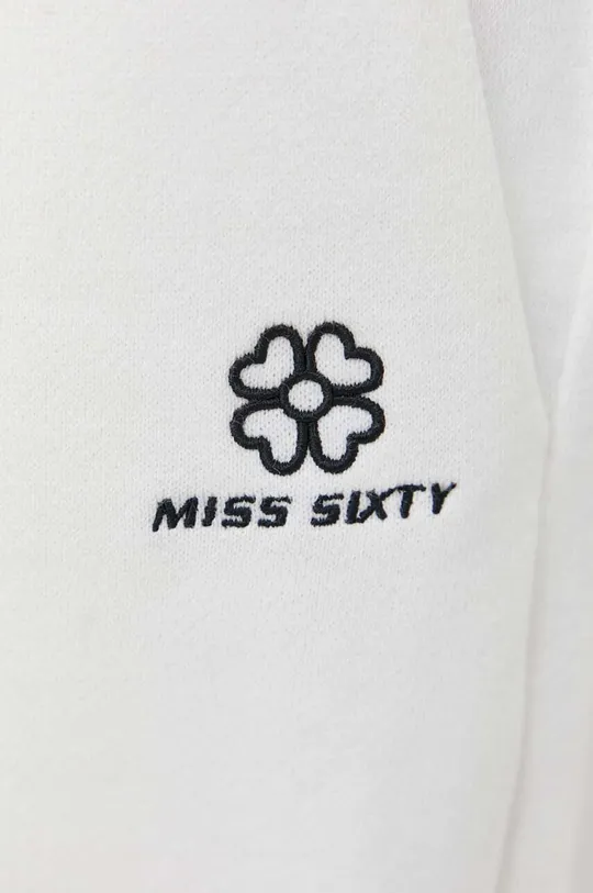 λευκό Βαμβακερό παντελόνι Miss Sixty