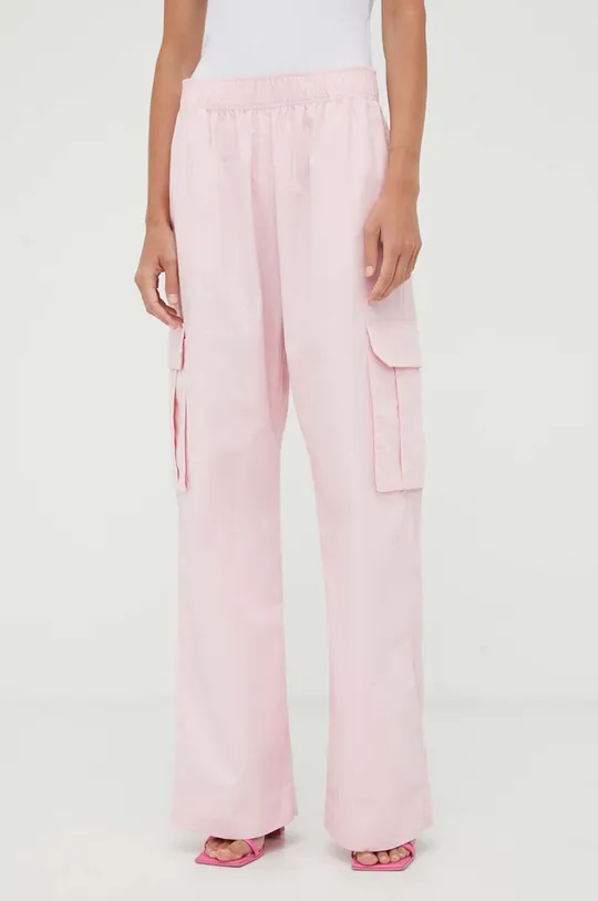 розовый Хлопковые брюки Stine Goya Fatuna
