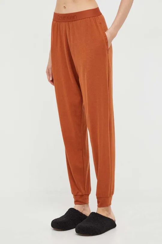 πορτοκαλί Παντελόνι πιτζάμας Calvin Klein Underwear Γυναικεία