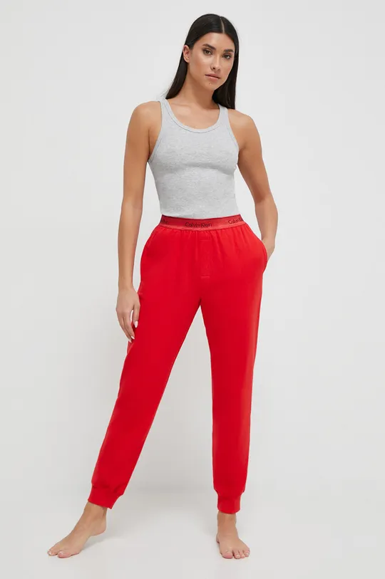 rdeča Hlače lounge Calvin Klein Underwear Ženski