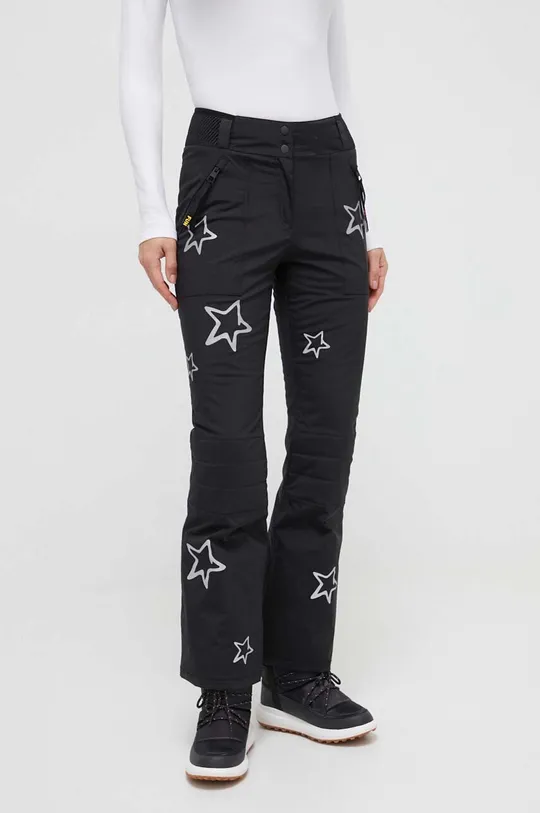 чорний Лижні штани Rossignol Stellar x JCC Жіночий