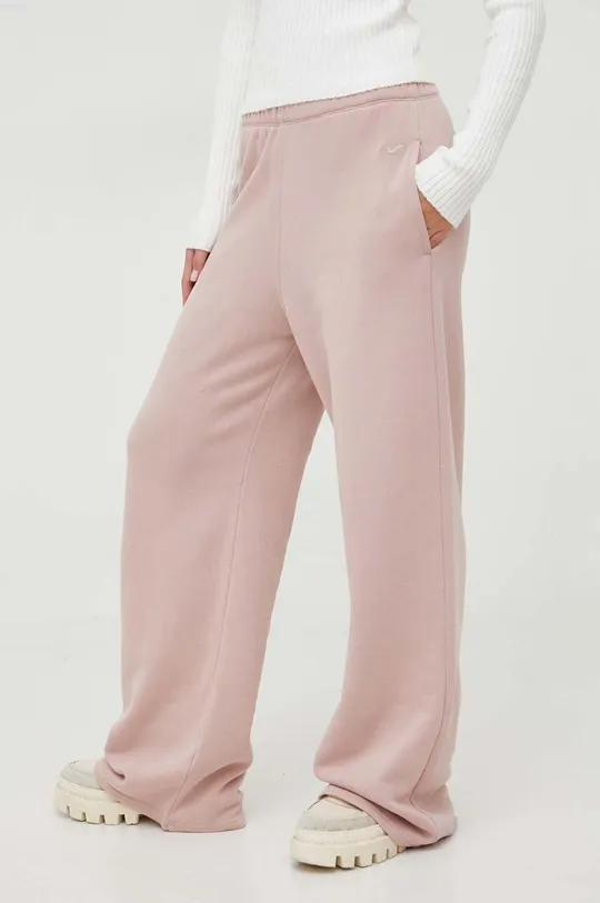 ροζ Παντελόνι φόρμας Hollister Co. Γυναικεία