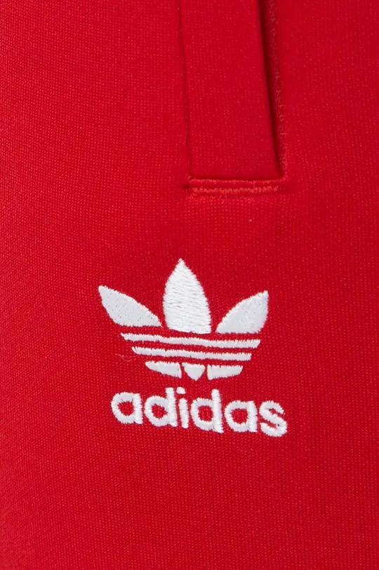 czerwony adidas Originals spodnie dresowe SST Classic TP