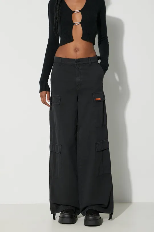 black Heron Preston linen blend trousers Vintage Wash Canvas Cargo Women’s