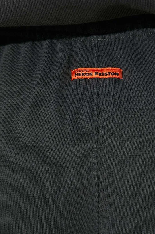 μαύρο Βαμβακερό παντελόνι Heron Preston Stfu Os Sweatpants
