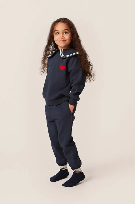 темно-синій Дитячі спортивні штани Konges Sløjd Для дівчаток