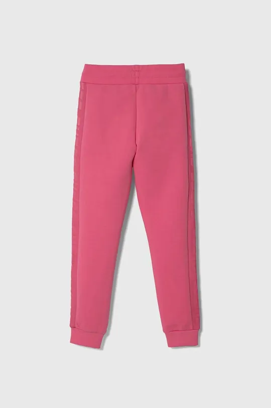 Guess spodnie dresowe dziecięce różowy