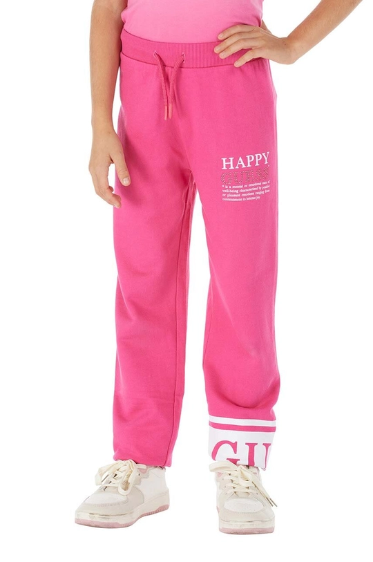 Guess pantaloni tuta in cotone bambino/a Ragazze