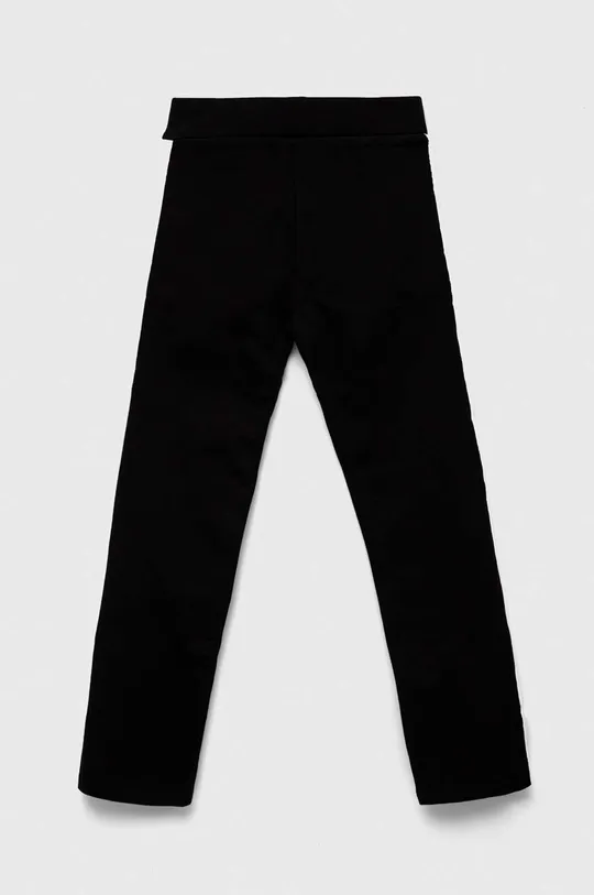 Παιδικό βαμβακερό παντελόνι Guess μαύρο