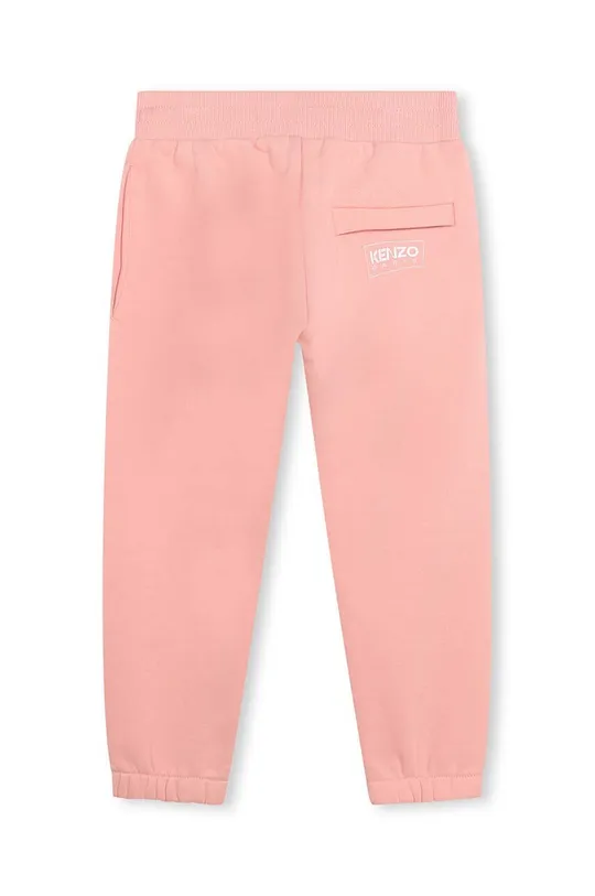 Kenzo Kids spodnie dresowe dziecięce różowy