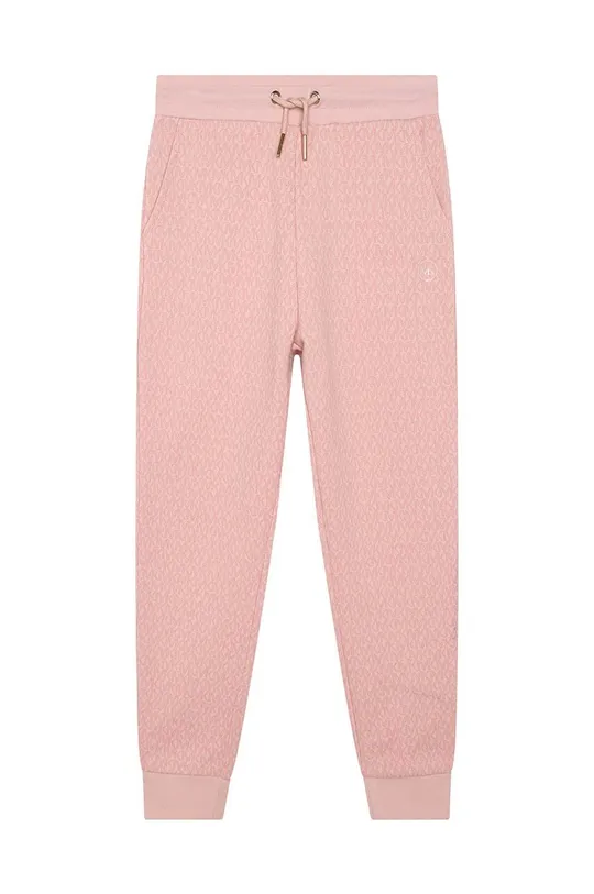 розовый Детские хлопковые штаны Michael Kors Для девочек