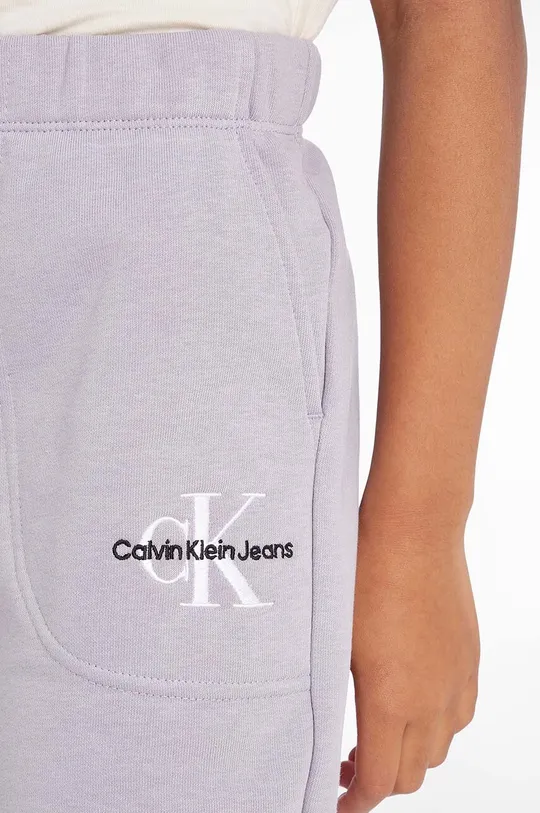 Otroški spodnji del trenirke Calvin Klein Jeans Dekliški