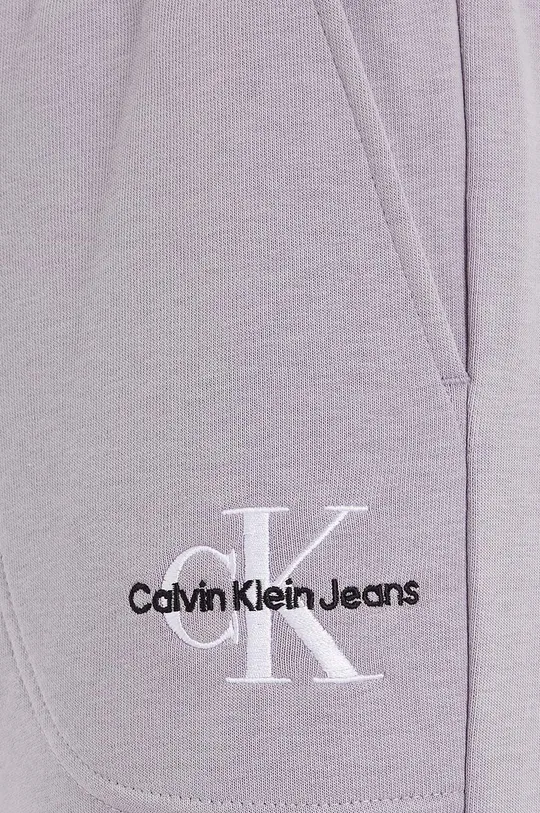 fioletowy Calvin Klein Jeans spodnie dresowe dziecięce