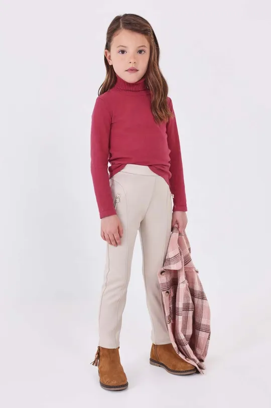 бежевий Дитячі штани Mayoral Для дівчаток