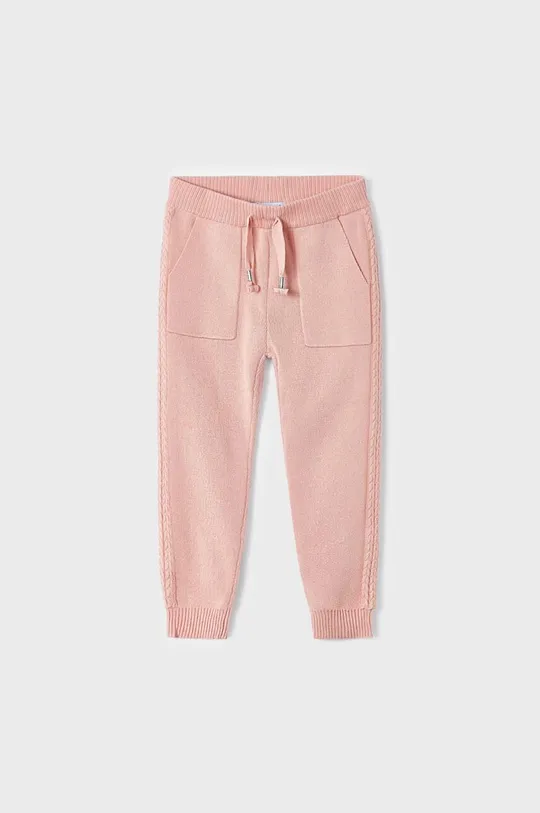 różowy Mayoral spodnie dresowe dziecięce Dziewczęcy