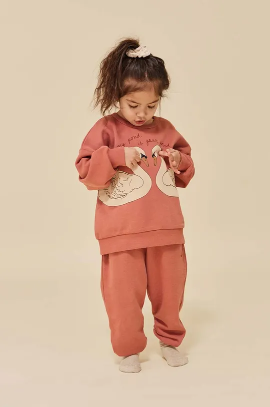 рожевий Дитячі спортивні штани Konges Sløjd Для дівчаток