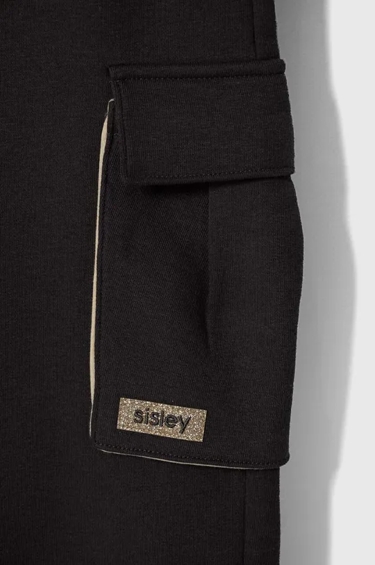 Sisley spodnie dresowe dziecięce 60 % Bawełna, 40 % Poliester