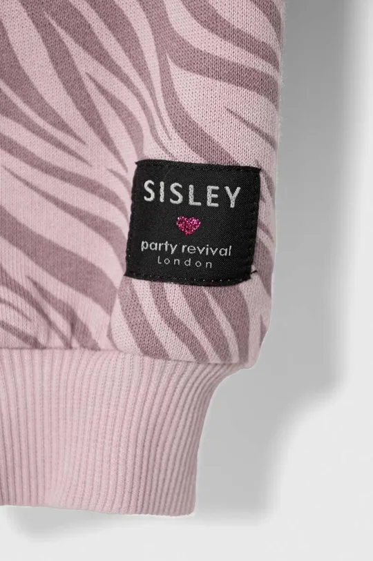 ροζ Παιδικό βαμβακερό παντελόνι Sisley