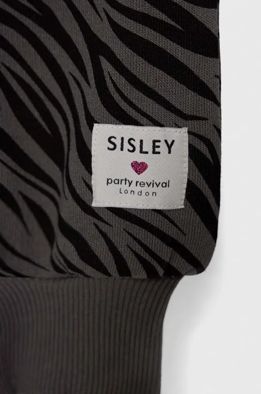чёрный Детские хлопковые штаны Sisley