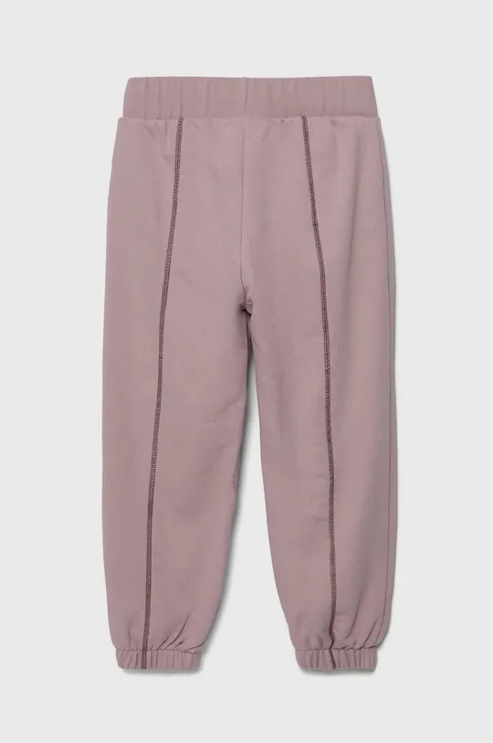 Sisley spodnie dresowe dziecięce fioletowy
