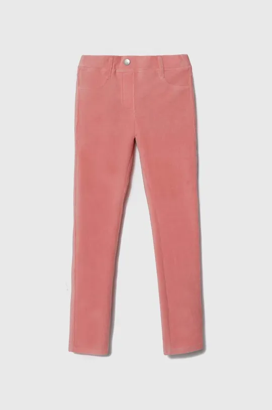 różowy United Colors of Benetton spodnie dziecięce Dziewczęcy