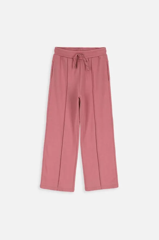 Детские хлопковые штаны Coccodrillo розовый