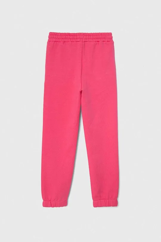 Дитячі бавовняні штани Pinko Up рожевий
