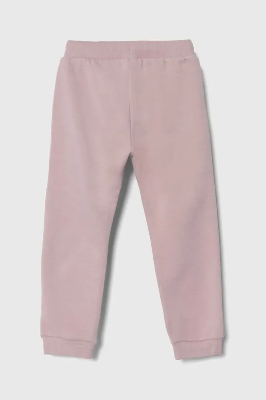 United Colors of Benetton spodnie dresowe dziecięce różowy