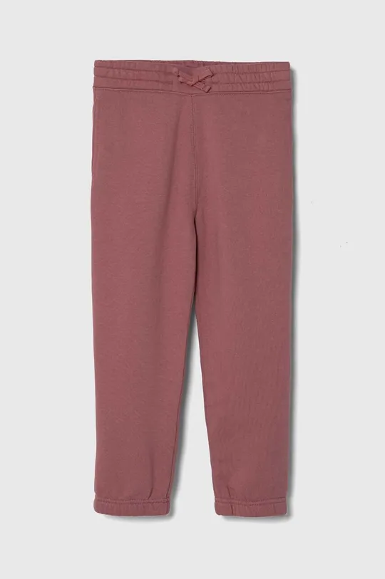 różowy Abercrombie & Fitch spodnie dresowe dziecięce Dziewczęcy