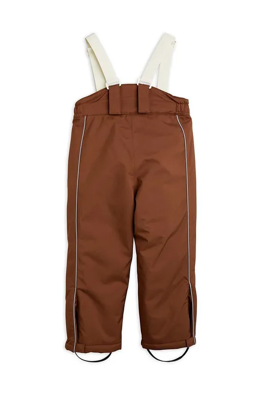 Дитячі лижні штани Mini Rodini коричневий