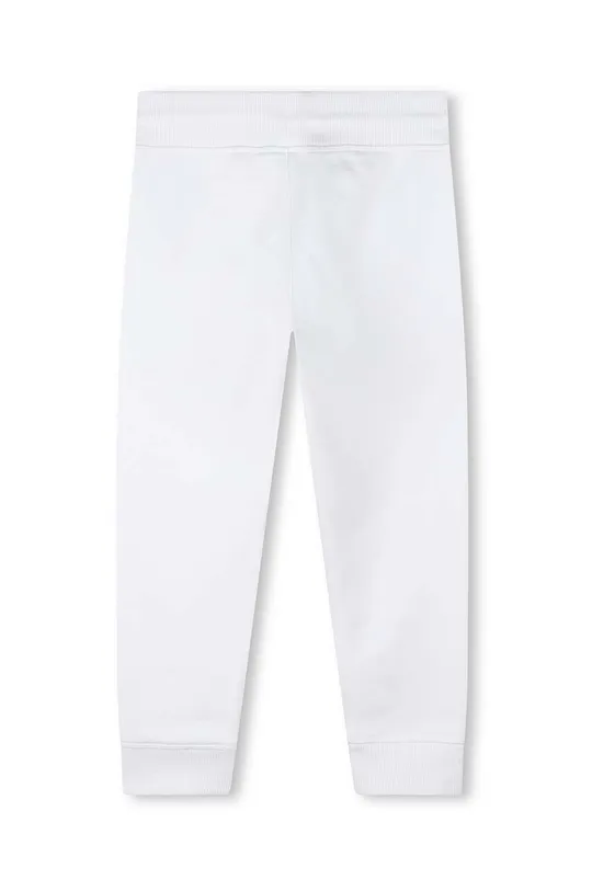 biały HUGO spodnie dresowe bawełniane dziecięce Dziecięcy