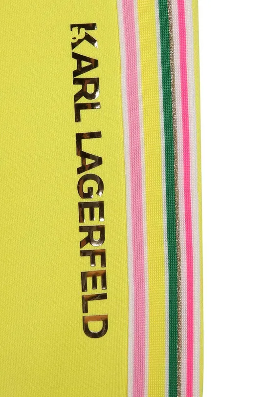 žltá Detské tepláky Karl Lagerfeld