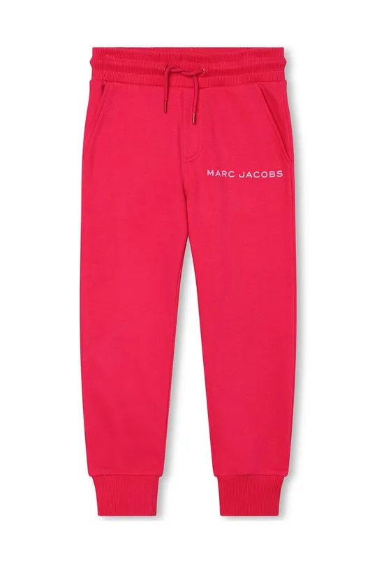 czerwony Marc Jacobs spodnie dresowe bawełniane dziecięce Dziecięcy