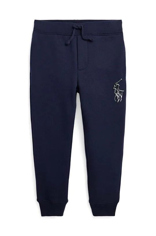 темно-синій Дитячі бавовняні штани Polo Ralph Lauren Для хлопчиків