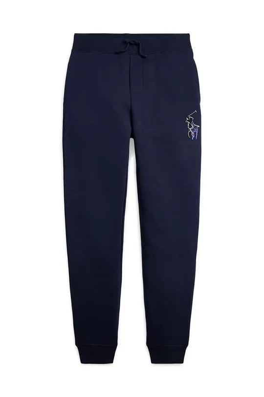 Дитячі бавовняні штани Polo Ralph Lauren темно-синій