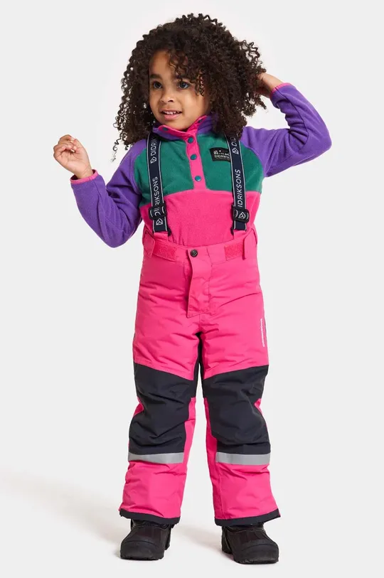 różowy Didriksons spodnie narciarskie dziecięce IDRE KIDS PANTS Dziecięcy