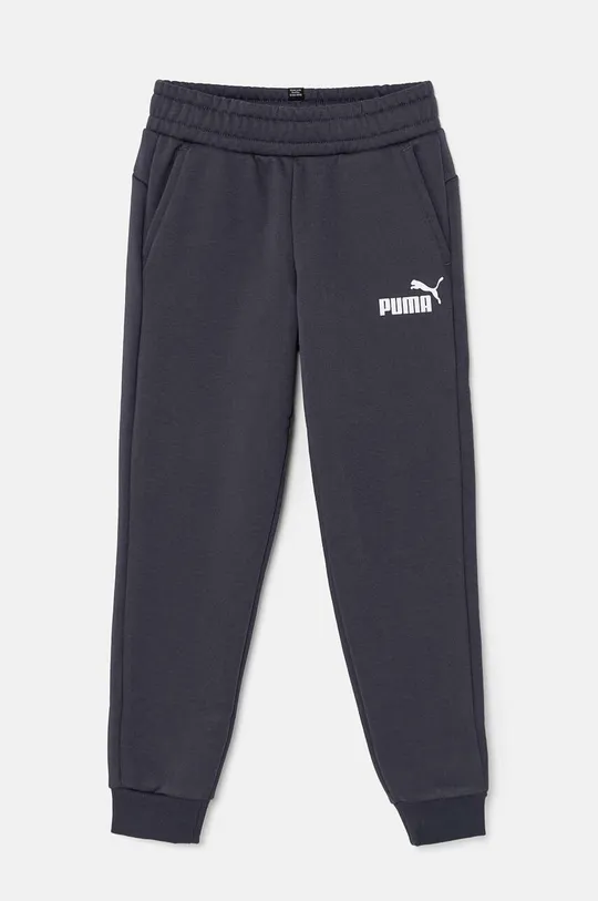 Детские спортивные штаны Puma ESS Logo Pants FL cl B трикотаж серый 586973