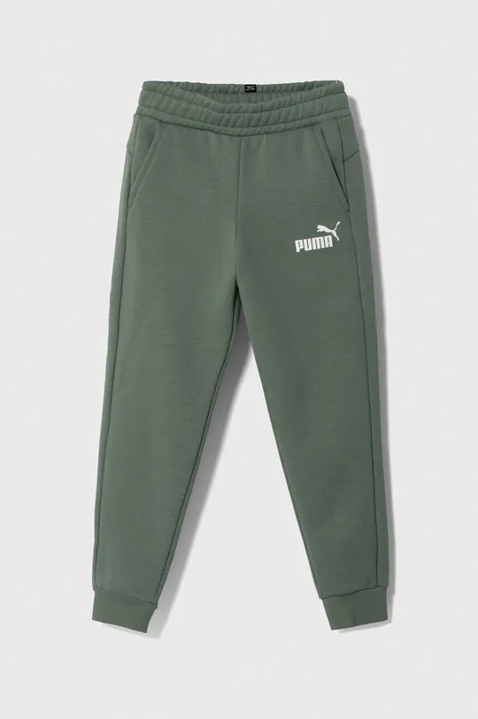 Puma gyerek melegítőnadrág ESS Logo Pants FL cl B zöld