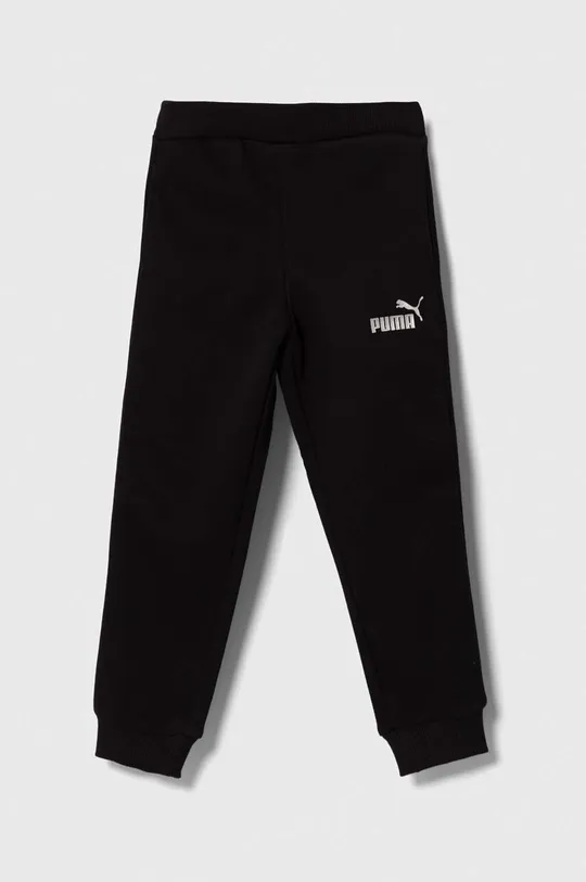 чёрный Детские спортивные штаны Puma ESS+ Sweatpants FL cl G Детский