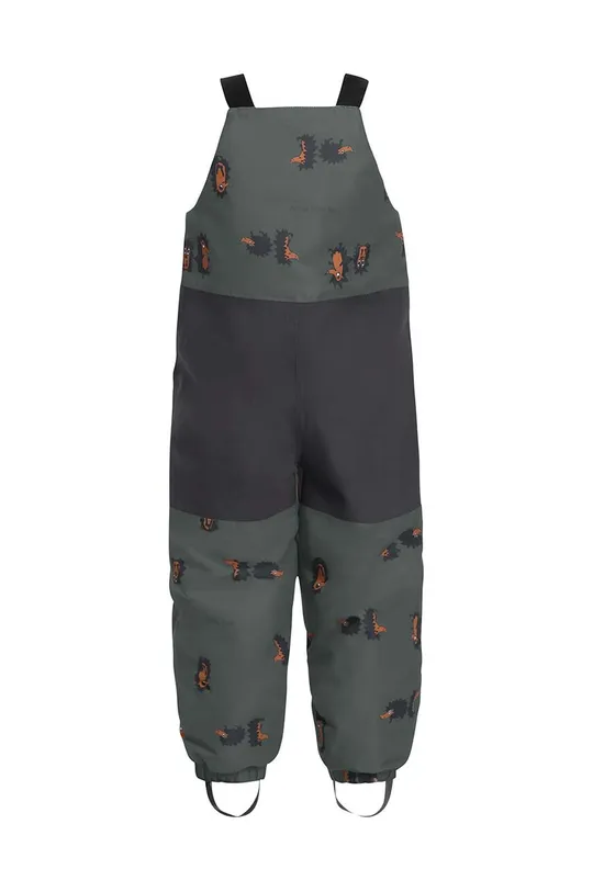 Детские брюки для зимних видов спорта Jack Wolfskin GLEEL 2L INS PRINT BIB серый