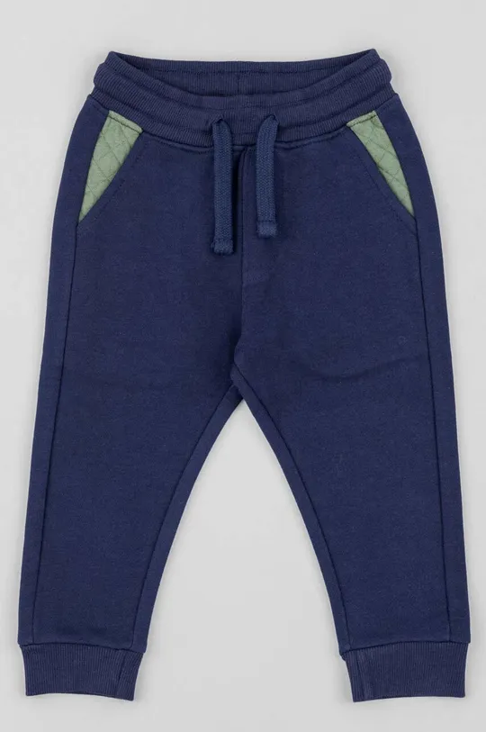 тёмно-синий Хлопковые штаны для младенцев zippy Детский