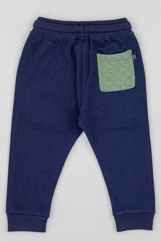 Бавовняні штани для немовлят zippy темно-синій
