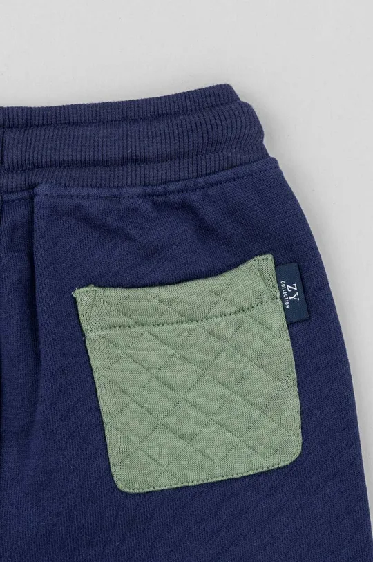granatowy zippy spodnie dresowe bawełniane niemowlęce