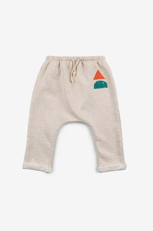 Хлопковые штаны для младенцев Bobo Choses бежевый