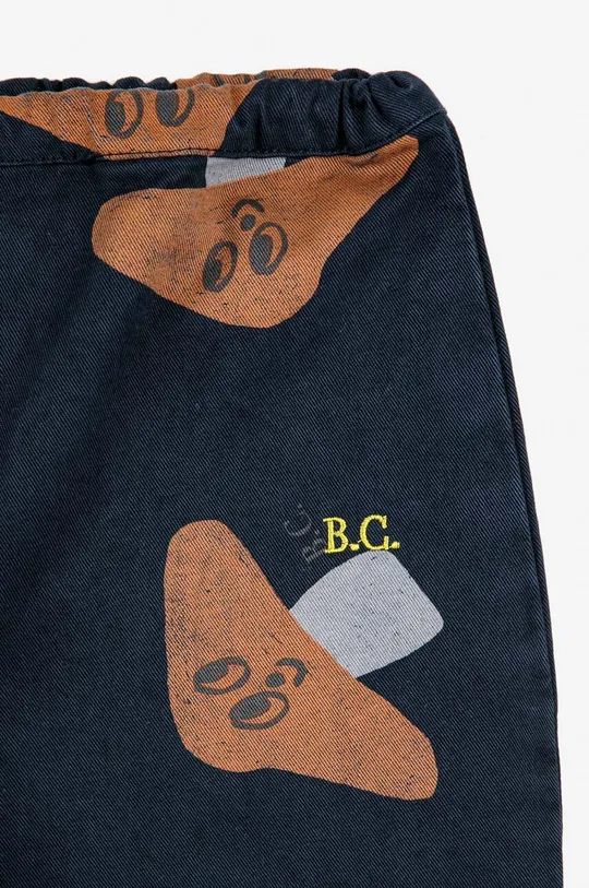 granatowy Bobo Choses spodnie dresowe bawełniane niemowlęce