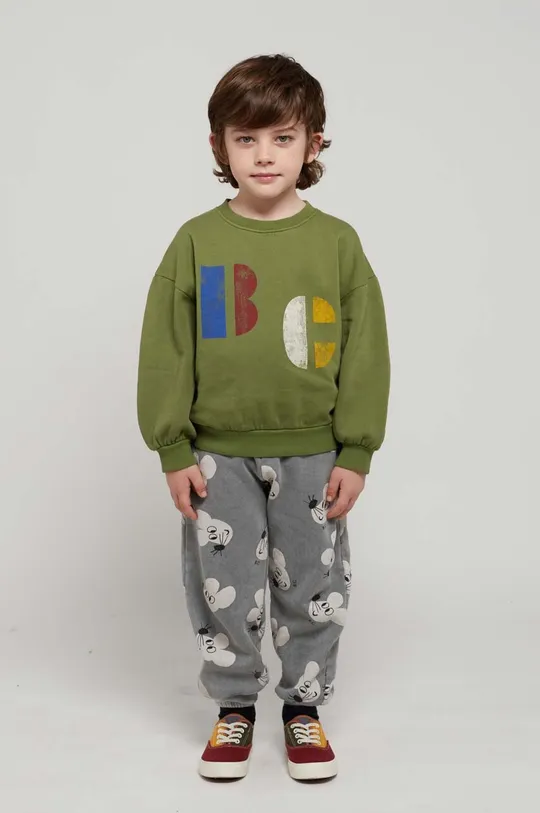 γκρί Παιδικό βαμβακερό παντελόνι Bobo Choses Παιδικά
